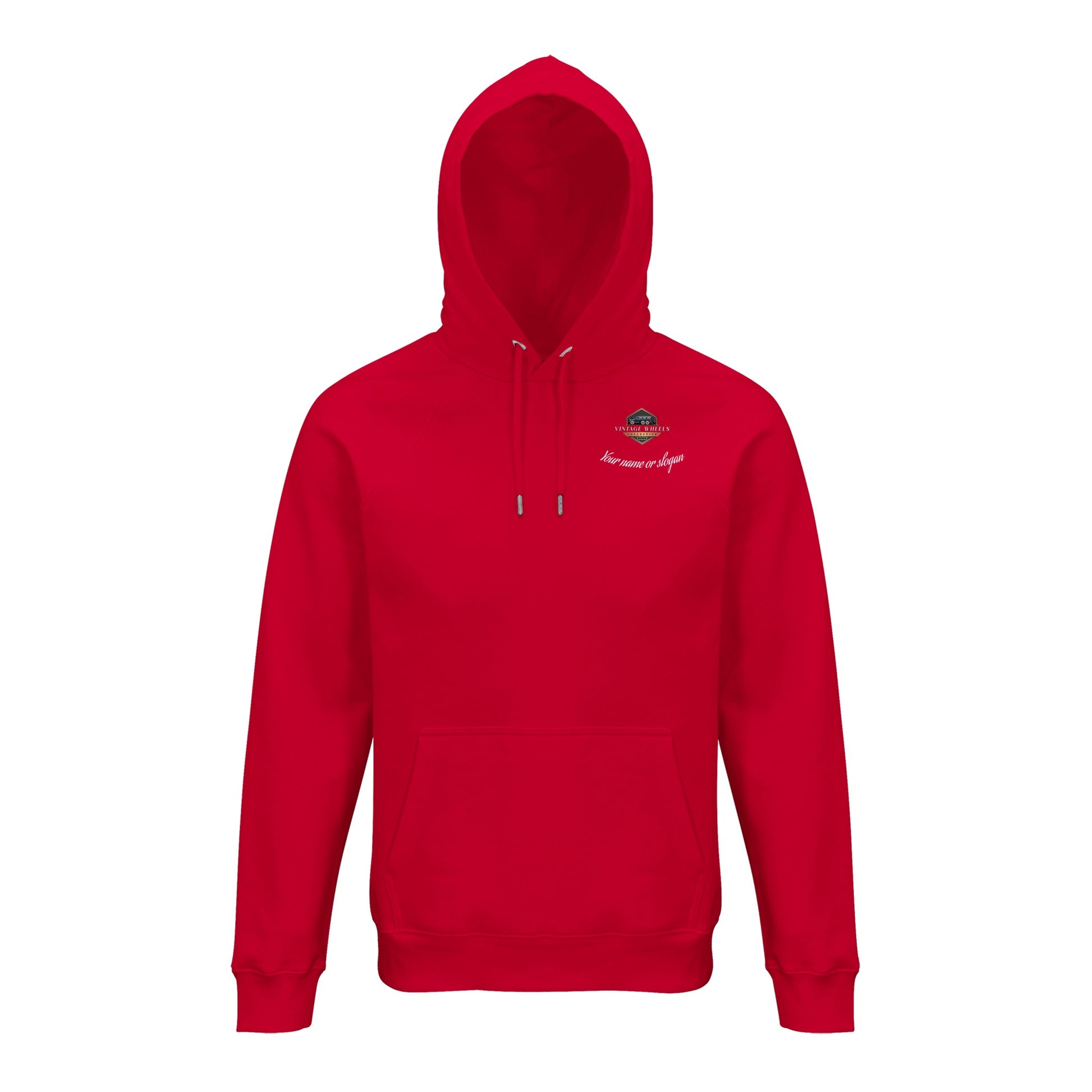 Boxer Series Pullover hoodie in Red featuring the Flat-Six engine. Customize with your name or slogan