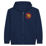 No Code 78 Zip Hoodie – Simple. Bold. Unstoppable