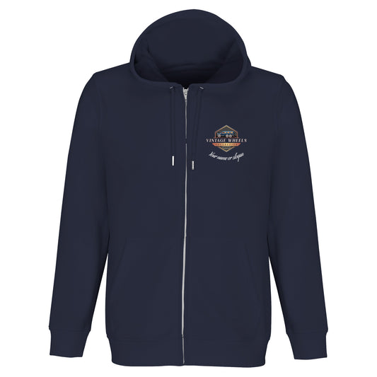 Straight Series Pullover hoodie in Navy featuring T223 Flathead Straight-6 Engine. Customized with your name or slogan