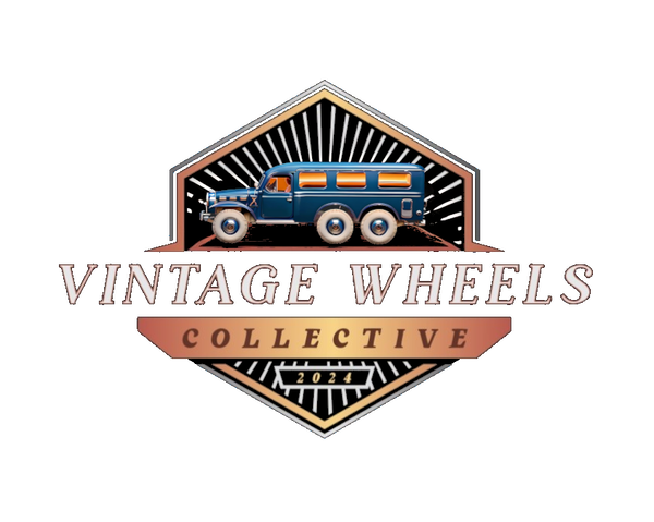 Logo Vintage Wheels Collective - Comfy Hoodies and T-Shirts of classic car parts